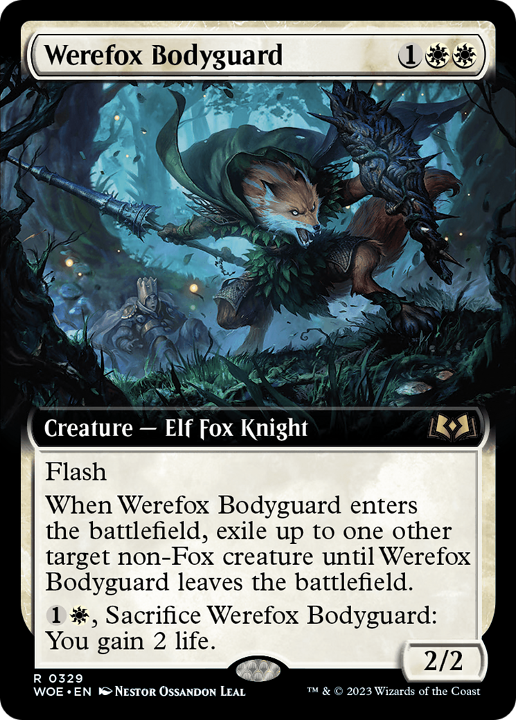 Werefox Bodyguard (Extended Art) [Wilds of Eldraine] | A1Comics