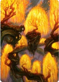 Grove of the Burnwillows Art Card [Zendikar Rising Art Series] | A1Comics