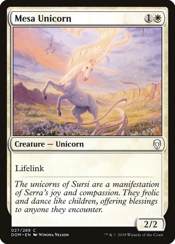 Mesa Unicorn [Dominaria] | A1Comics