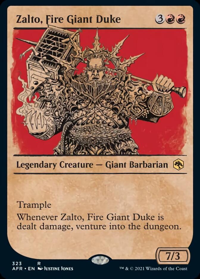 Zalto, Fire Giant Duke (Showcase) [Dungeons & Dragons: Adventures in the Forgotten Realms] | A1Comics