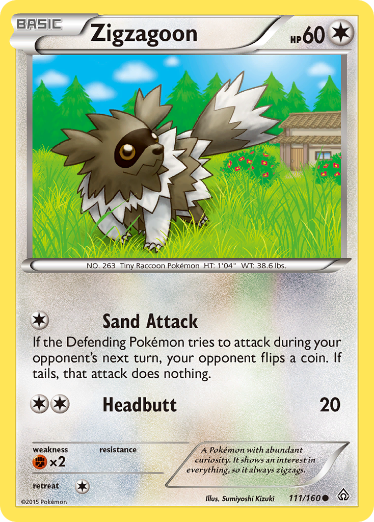 Zigzagoon (111/160) [XY: Primal Clash] | A1Comics