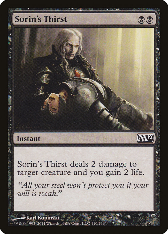 Sorin's Thirst [Magic 2012] | A1Comics