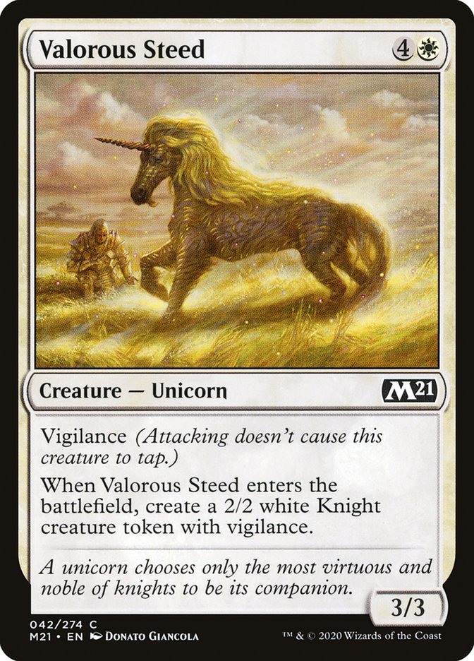 Valorous Steed [Core Set 2021] | A1Comics