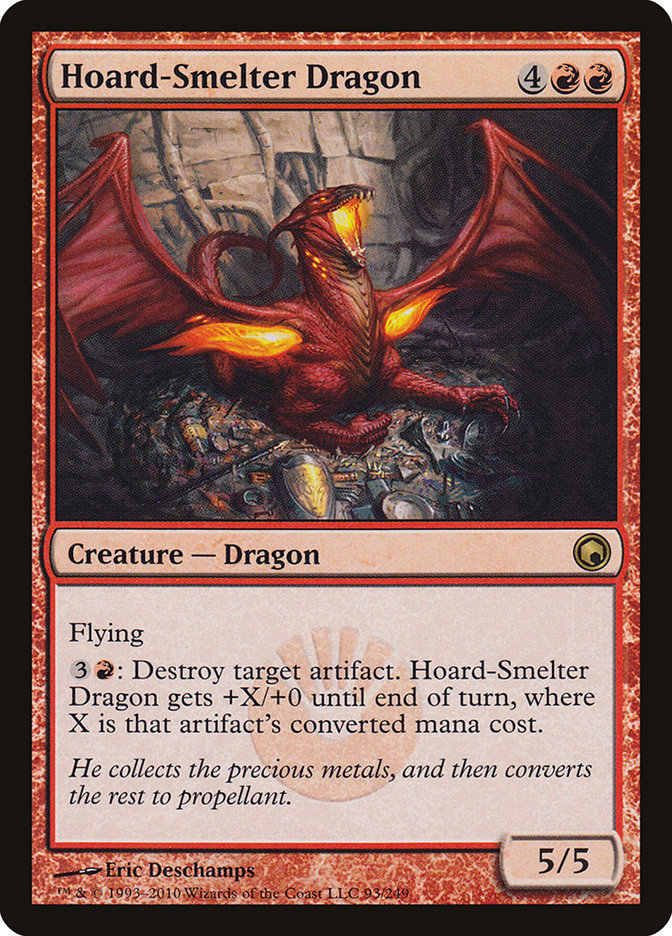 Hoard-Smelter Dragon [Scars of Mirrodin] | A1Comics