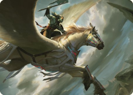 Cleaving Skyrider Art Card [Dominaria United Art Series] | A1Comics