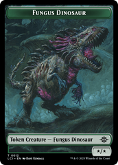 Fungus Dinosaur // Dinosaur (0001) Double-Sided Token [The Lost Caverns of Ixalan Tokens] | A1Comics