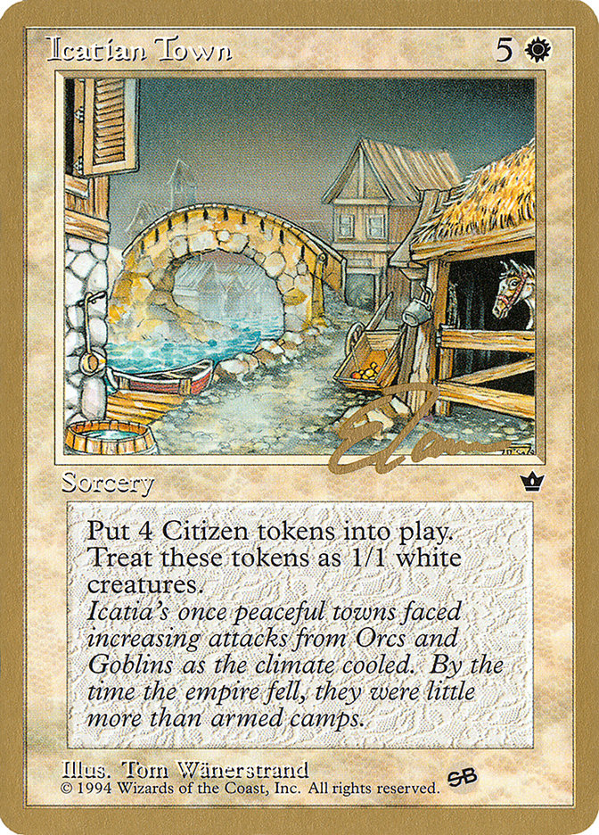 Icatian Town (Eric Tam) (SB) [Pro Tour Collector Set] | A1Comics