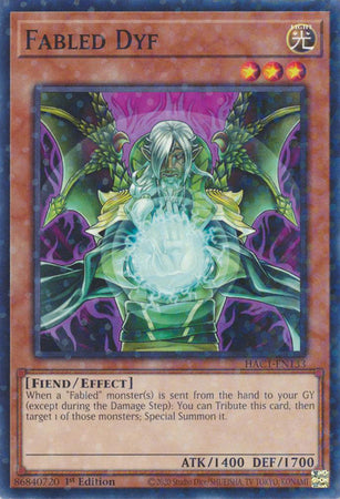 Fabled Dyf (Duel Terminal) [HAC1-EN133] Parallel Rare | A1Comics