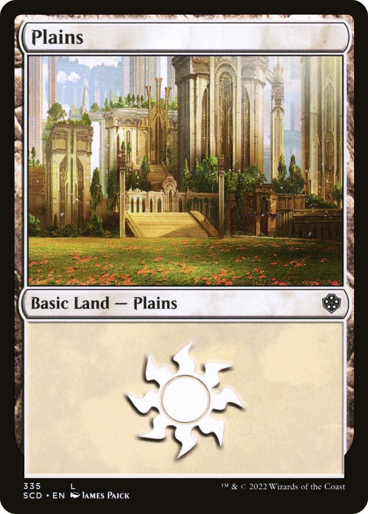 Plains (335) [Starter Commander Decks] | A1Comics