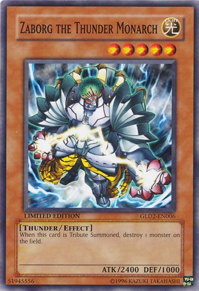 Zaborg the Thunder Monarch [GLD2-EN006] Common | A1Comics