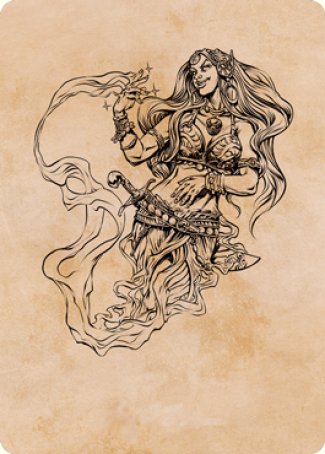 Djinni Windseer (Showcase) Art Card [Dungeons & Dragons: Adventures in the Forgotten Realms Art Series] | A1Comics