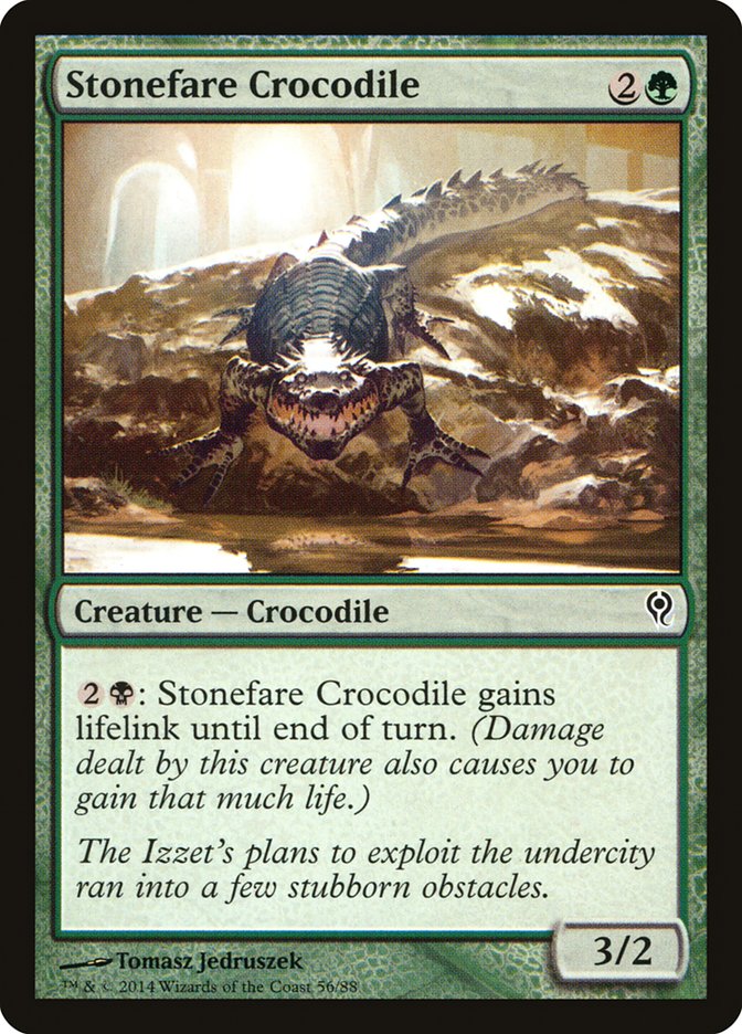 Stonefare Crocodile [Duel Decks: Jace vs. Vraska] | A1Comics