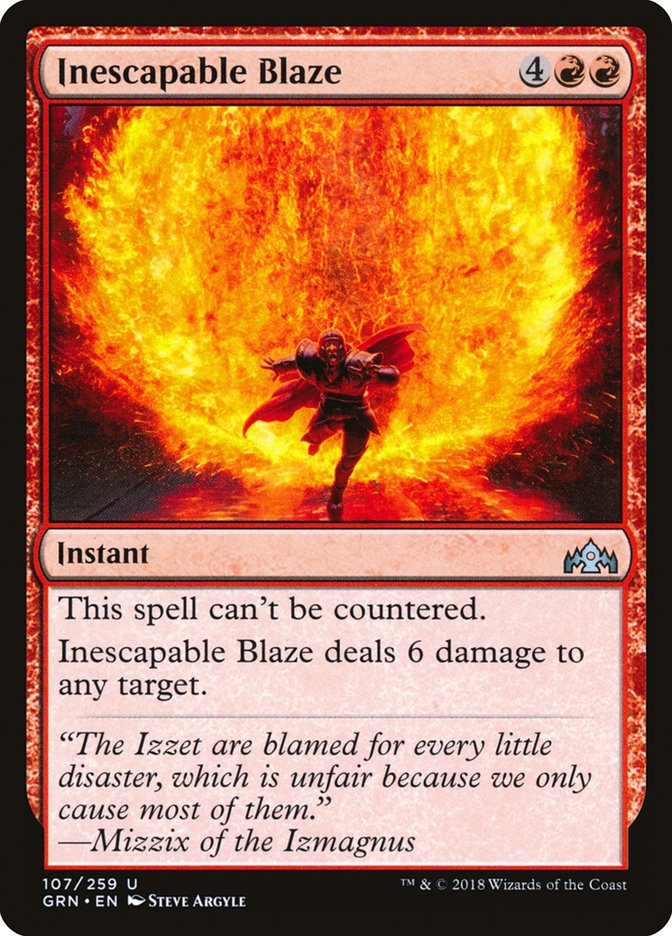 Inescapable Blaze [Guilds of Ravnica] | A1Comics