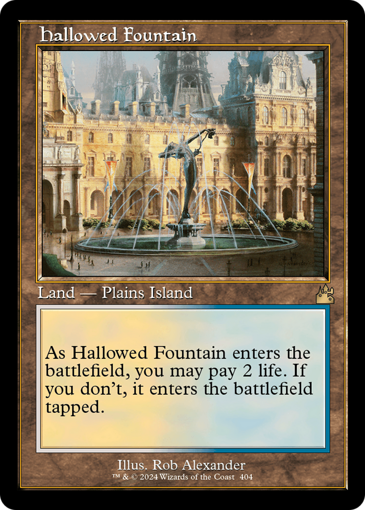 Hallowed Fountain (Retro) [Ravnica Remastered] | A1Comics