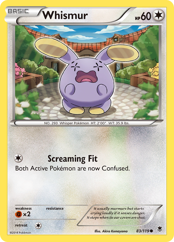 Whismur (83/119) [XY: Phantom Forces] | A1Comics