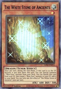 The White Stone of Ancients (Blue) [LDS2-EN013] Ultra Rare | A1Comics