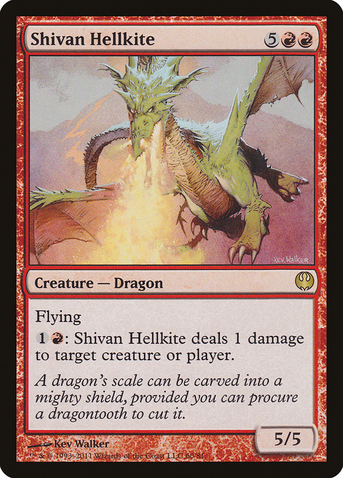 Shivan Hellkite [Duel Decks: Knights vs. Dragons] | A1Comics