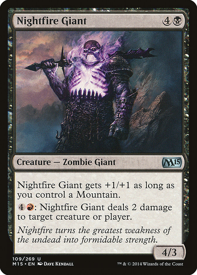 Nightfire Giant [Magic 2015] | A1Comics