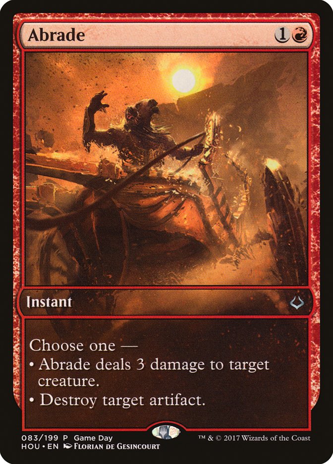 Abrade (Game Day) [Hour of Devastation Promos] | A1Comics