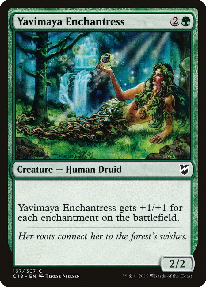 Yavimaya Enchantress [Commander 2018] | A1Comics