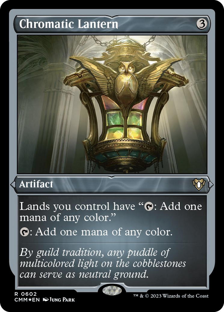 Chromatic Lantern (Foil Etched) [Commander Masters] | A1Comics