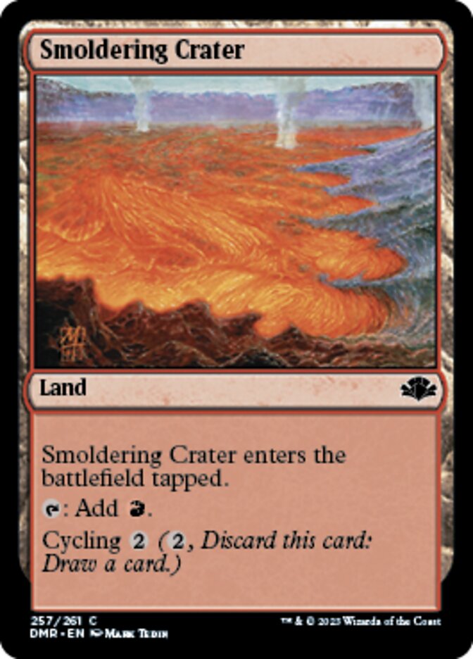 Smoldering Crater [Dominaria Remastered] | A1Comics