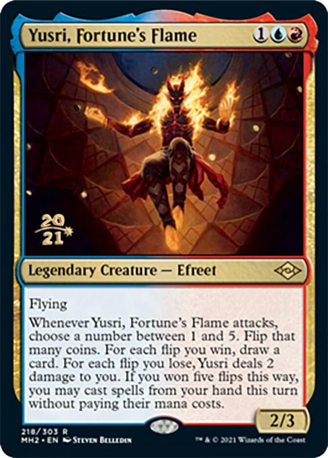 Yusri, Fortune's Flame [Modern Horizons 2 Prerelease Promos] | A1Comics