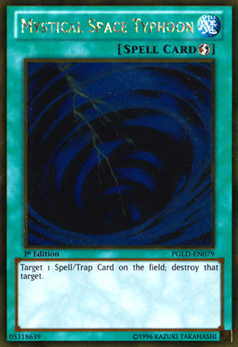 Mystical Space Typhoon [PGLD-EN079] Gold Rare | A1Comics