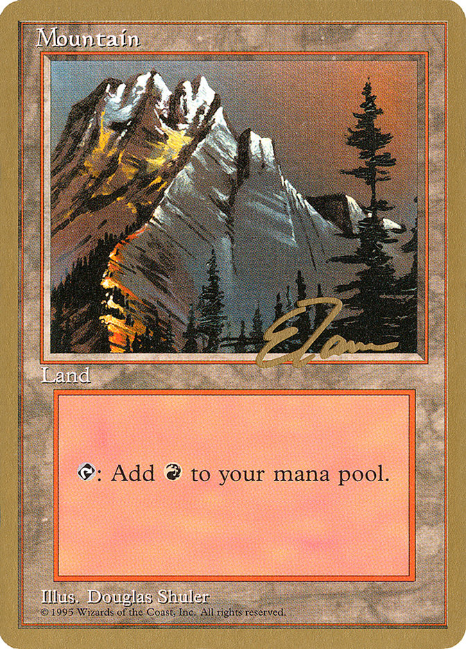 Mountain (et373) (Eric Tam) [Pro Tour Collector Set] | A1Comics