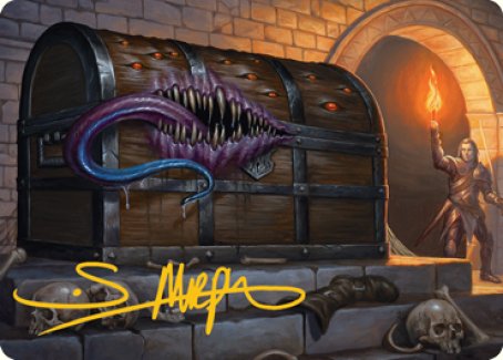 Mimic Art Card (Gold-Stamped Signature) [Dungeons & Dragons: Adventures in the Forgotten Realms Art Series] | A1Comics