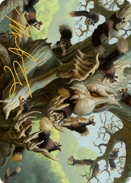 Scurry Oak Art Card (Gold-Stamped Signature) [Modern Horizons 2 Art Series] | A1Comics