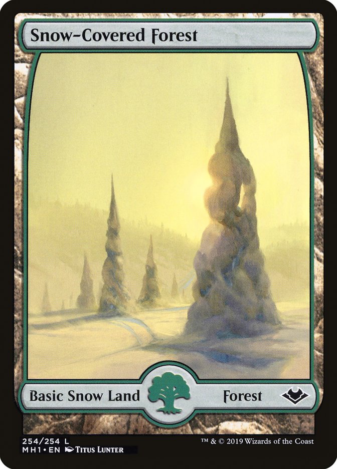 Snow-Covered Forest [Modern Horizons] | A1Comics