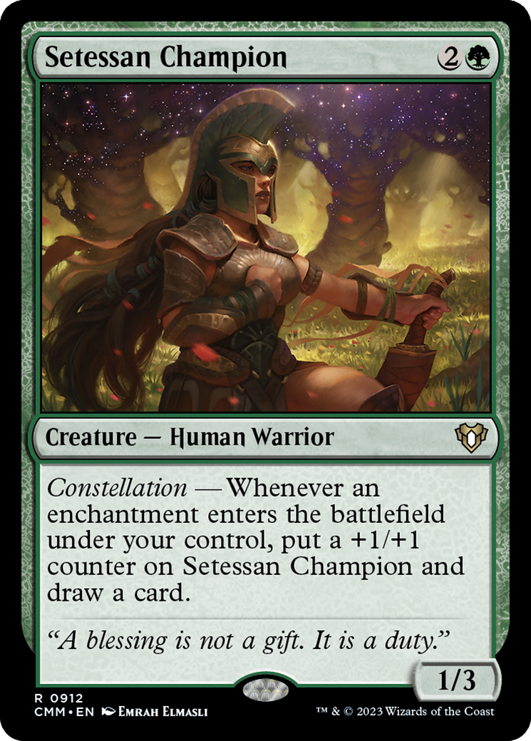 Setessan Champion [Commander Masters] | A1Comics