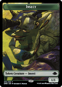 Insect Token [Dominaria Remastered Tokens] | A1Comics