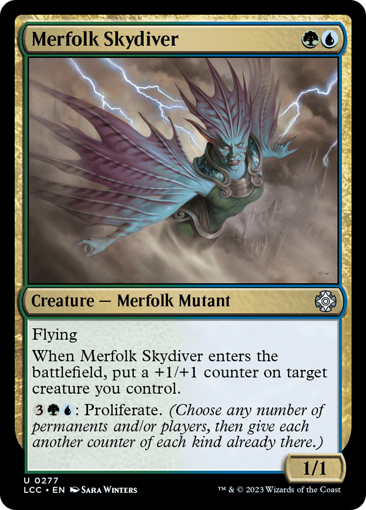 Merfolk Skydiver [The Lost Caverns of Ixalan Commander] | A1Comics