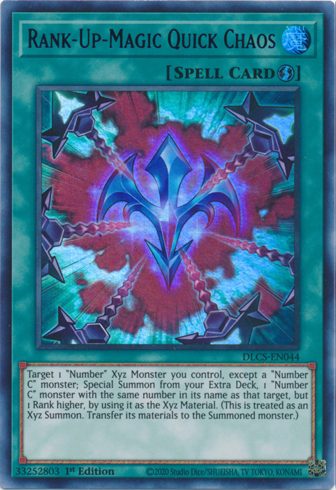 Rank-Up-Magic Quick Chaos (Blue) [DLCS-EN044] Ultra Rare | A1Comics