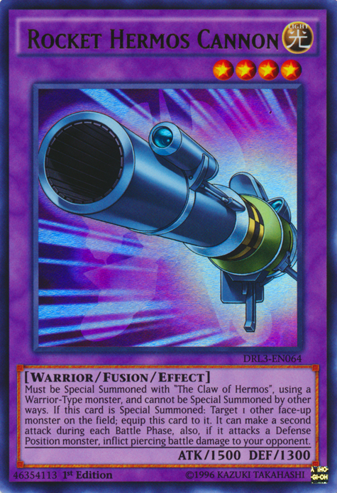 Rocket Hermos Cannon [DRL3-EN064] Ultra Rare | A1Comics