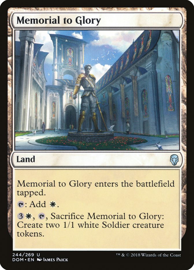 Memorial to Glory [Dominaria] | A1Comics