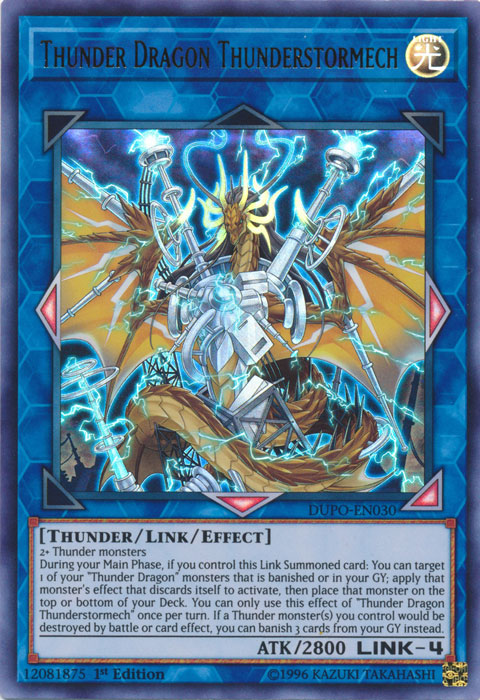 Thunder Dragon Thunderstormech [DUPO-EN030] Ultra Rare | A1Comics