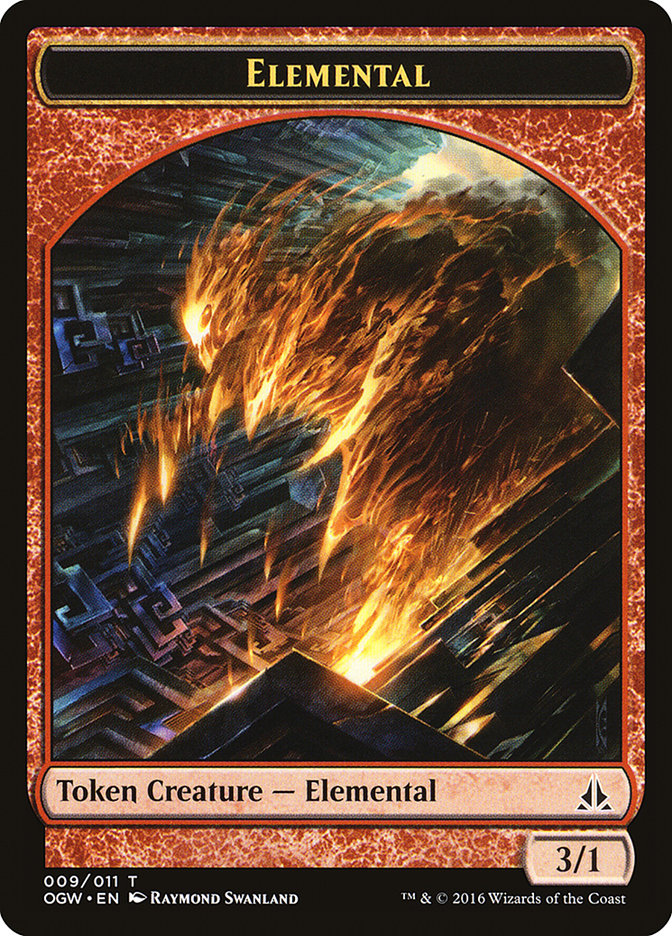 Elemental Token (009/011) [Oath of the Gatewatch Tokens] | A1Comics