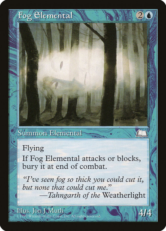 Fog Elemental [Weatherlight] | A1Comics