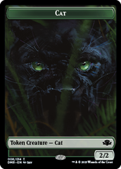 Zombie // Cat (008) Double-Sided Token [Dominaria Remastered Tokens] | A1Comics