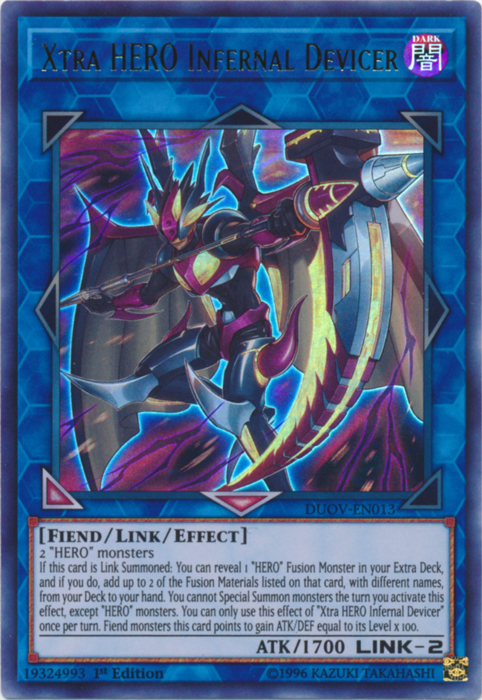 Xtra HERO Infernal Devicer [DUOV-EN013] Ultra Rare | A1Comics