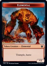 Elemental // Satyr Double-Sided Token [Theros Beyond Death Tokens] | A1Comics