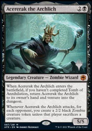 Acererak the Archlich (Promo Pack) [Dungeons & Dragons: Adventures in the Forgotten Realms Promos] | A1Comics