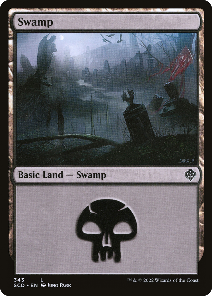 Swamp (343) [Starter Commander Decks] | A1Comics