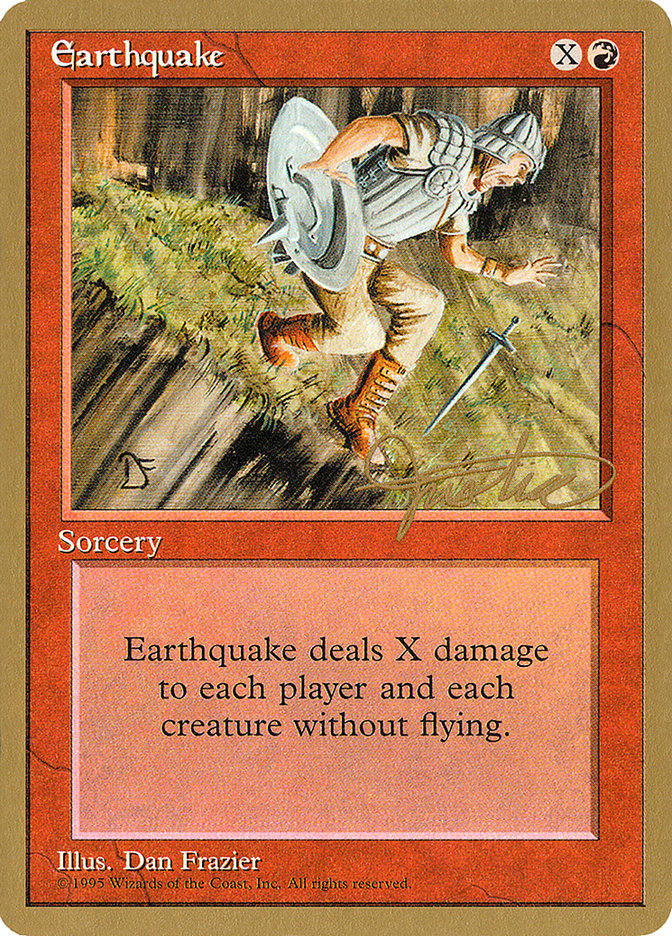 Earthquake (Mark Justice) [Pro Tour Collector Set] | A1Comics