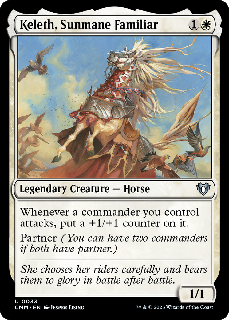 Keleth, Sunmane Familiar [Commander Masters] | A1Comics