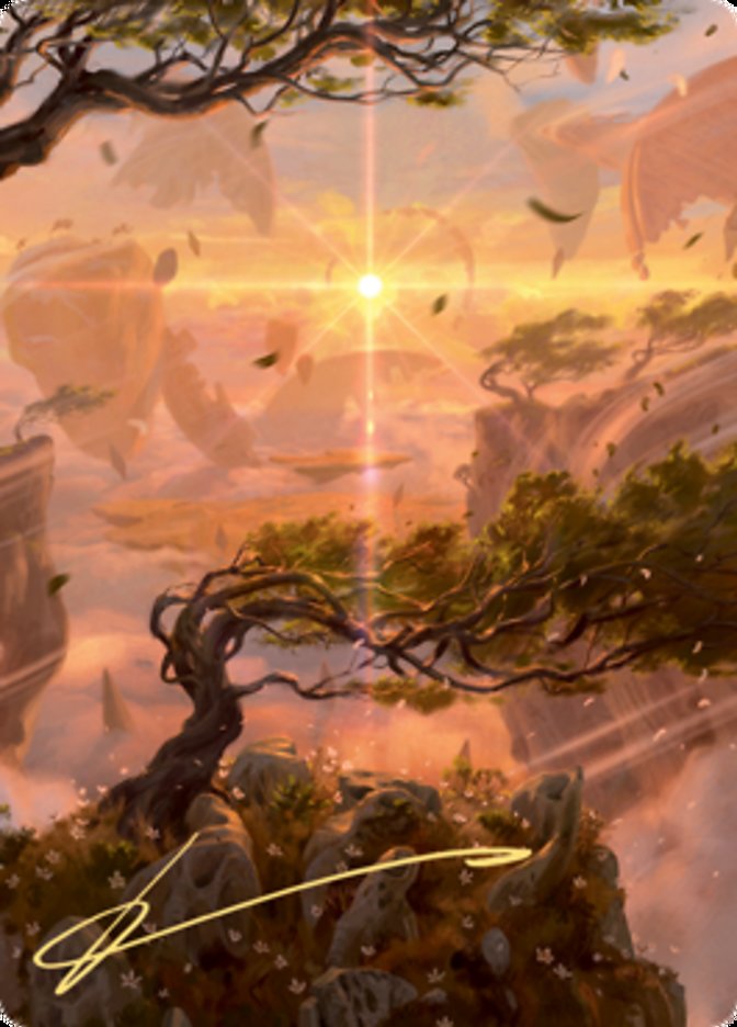 Windswept Heath Art Card (Gold-Stamped Signature) [Zendikar Rising Art Series] | A1Comics