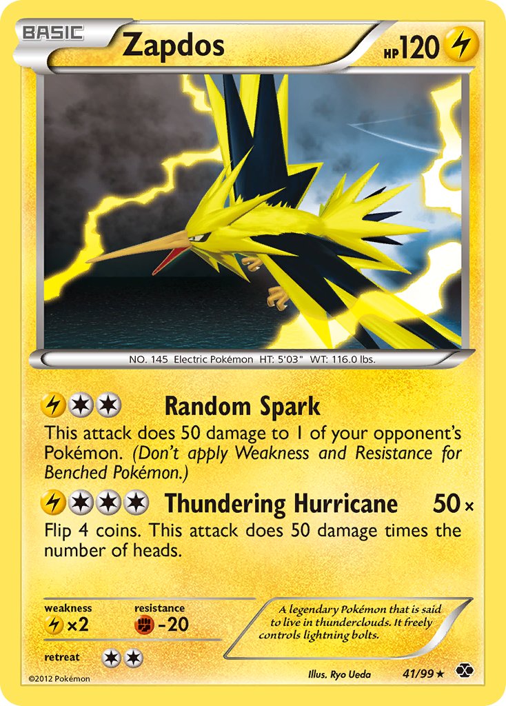 Zapdos (41/99) (Blister Exclusive) [Black & White: Next Destinies] | A1Comics